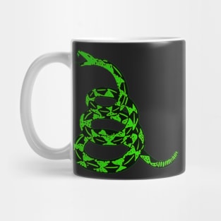 Dont tread on me | Rattlesnake | Safety Orange Mug